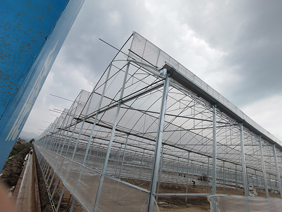 Serrated Plastic Greenhouse