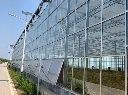 Common window opening methods for glass greenhouses